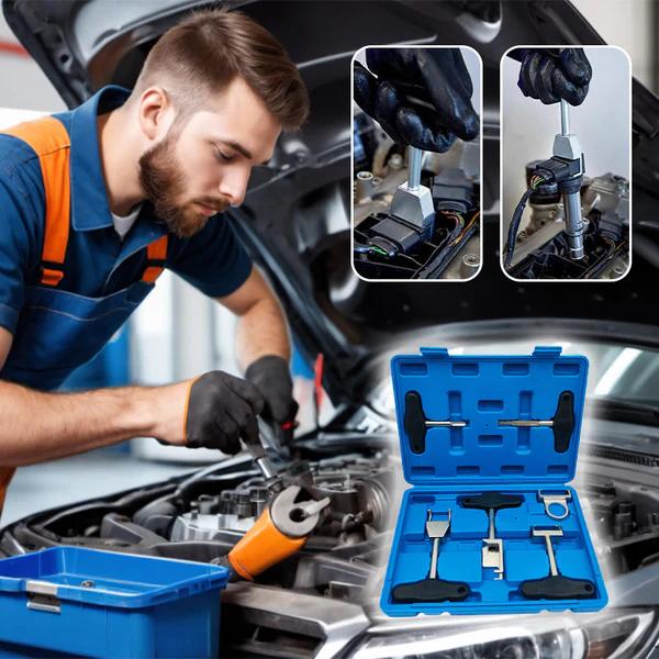 Spark Plug Ignition Coil Removal Puller Tool Kit,Ignition Coil Extraction Tool Puller Puller High Voltage Pack Extractor