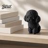 Artistic Pet Memorial 3D Printed Cute Teddy Dog Statue Mini Poodle Figurine
