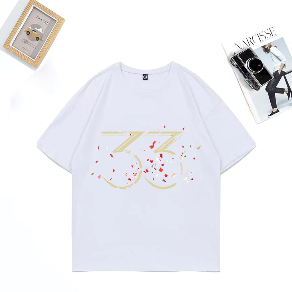 2025 Summer Expedition 33 Merch 100 Pure Cotton Printed Tshirt Fashion Couples Casual Unisex Short Sleeve Vintage Clothes Y2k