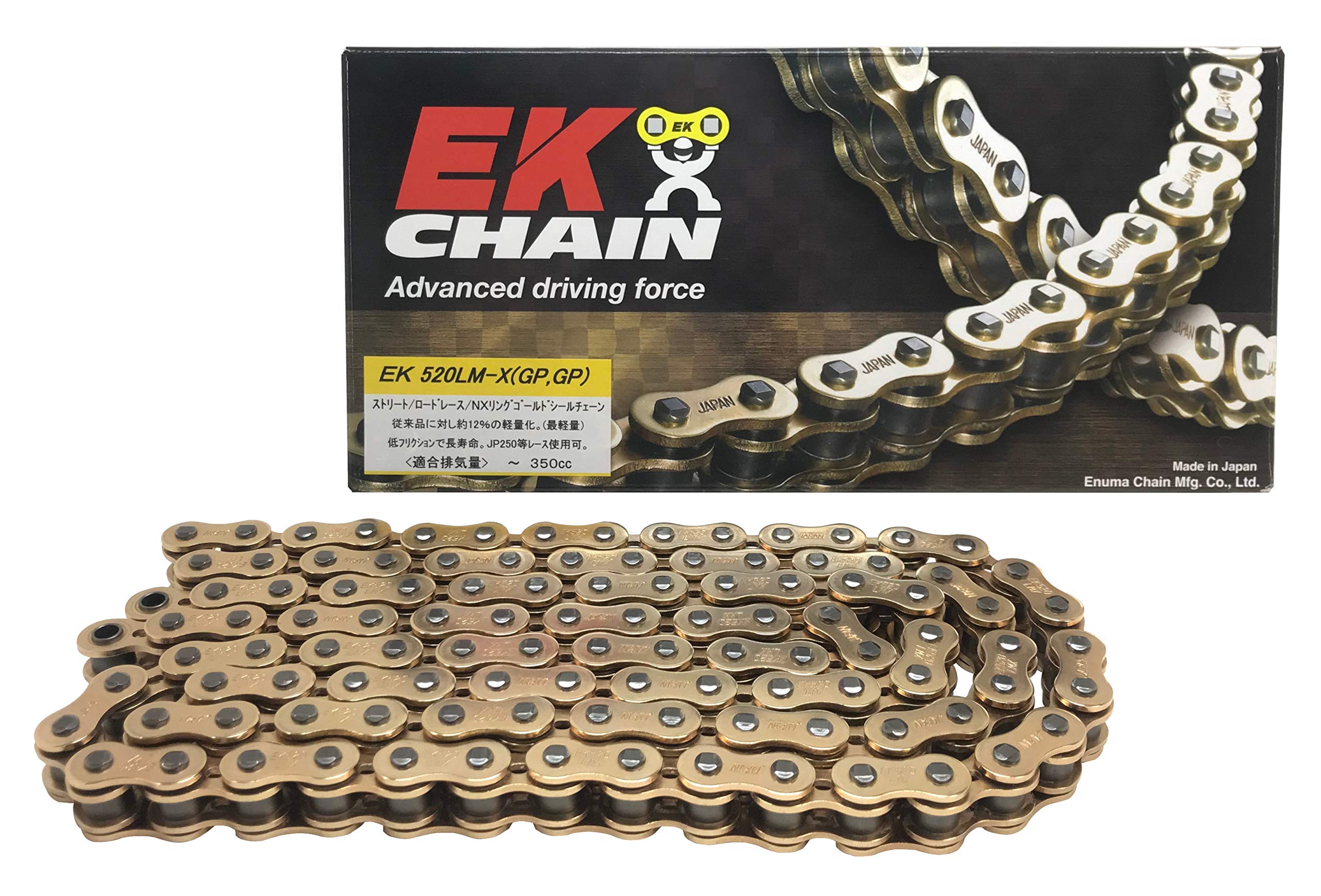 

EK NX Ring Seal Chain Gold 110L 520LM-X [Caulking Joint] золотий