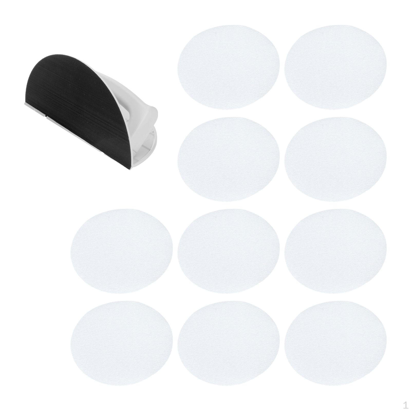 

Half Round Angle Grinding Tool, Sandpaper, Professional Ergonomic Portable Hand Grinder Kit 320 Grit