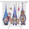 Set Tende da Doccia per Festa di Compleanno, Mostriciattoli La Celebrazione Coni Pioggia e Palloncini, Decorazioni Bagno in Poliestere Tende da Bagno
