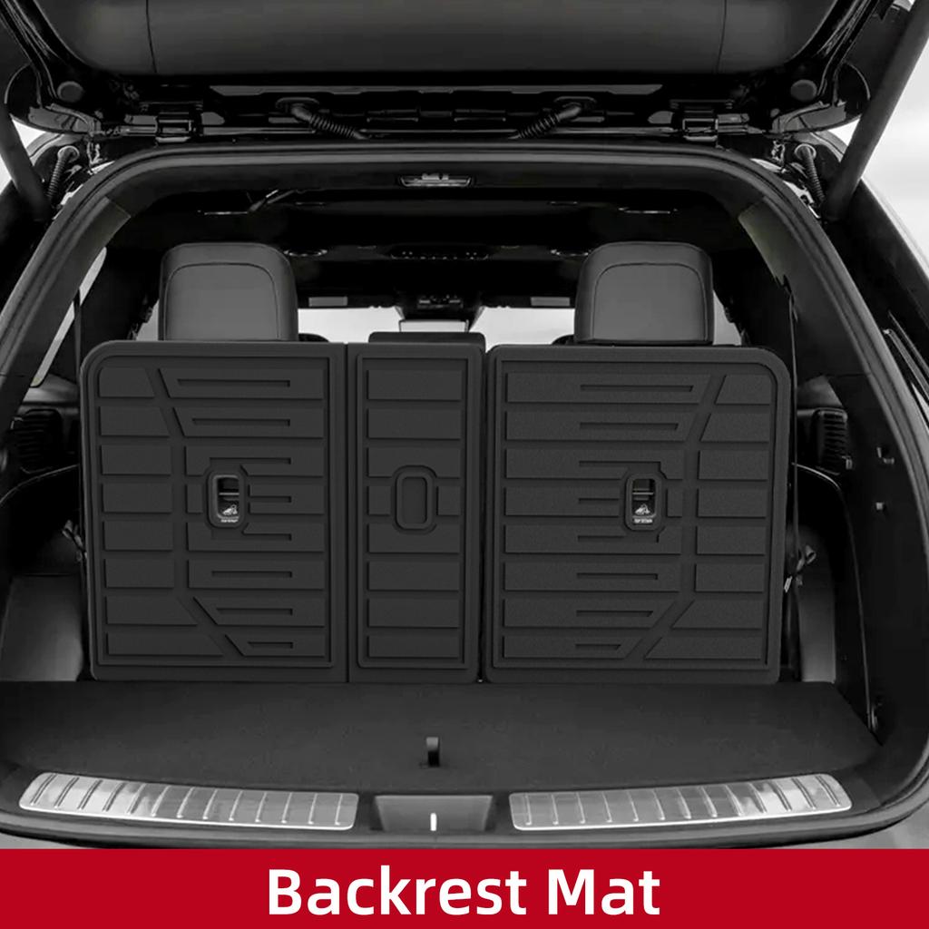Smabee Left Drive for Hyundai Palisade Hybrid 7Seats 2026 (Not Fit Fuel Version) TPE Car Floor Mats Cargo Trunk Pad Accessories