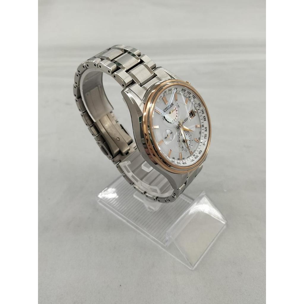 Used CITIZEN AT9134-68W solar radio clock