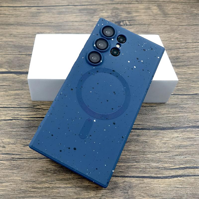 Luxury Silicone Case For Samsung Galaxy S26 S25 S24 S23 S22 S21 Ultra Plus S25Ultra S24Ultra A26 A16 A17 A55 A56 Magsafe Wireless Charge Full Cover