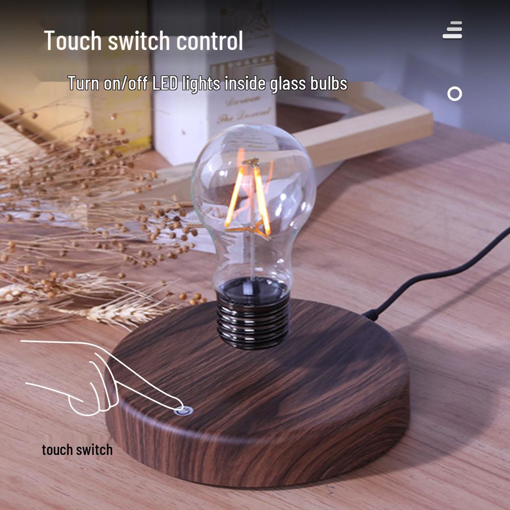 Magnetic Levitation Night Light Bulb for Bedroom Atmosphere Decor