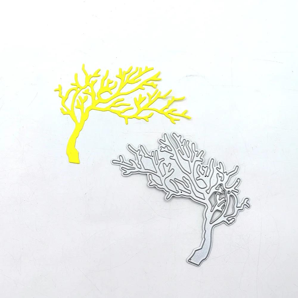 Scrapbooking DIY Tree Metal Cutting Dies Carbon Steel Puzzle Embossing Die.