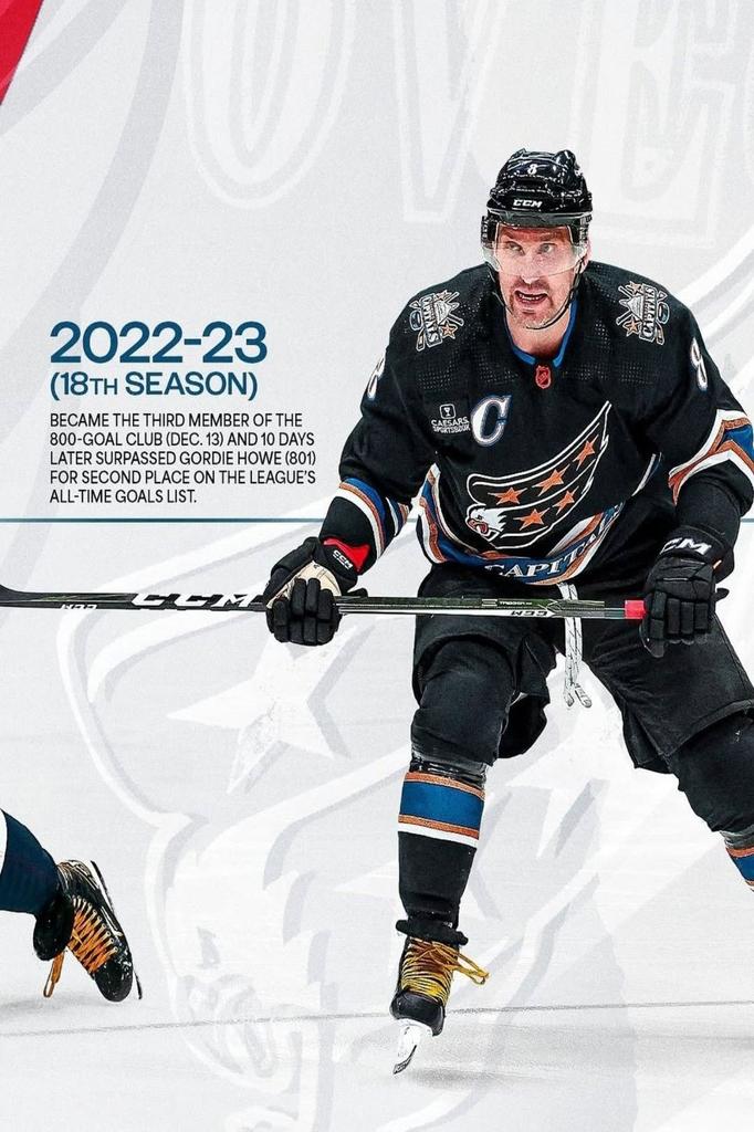 Metal Wall Art Hockey Ovechkin Sports Decor Gym Man Cave Gift