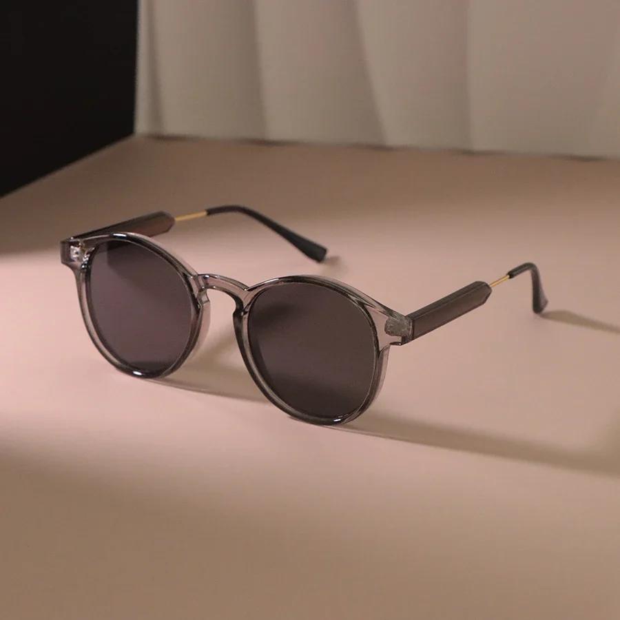 Vintage Round Sunglasses Women Men Fashion Retro Sun Glasses Female Male Designer Shades Mirror Outdoor Punk