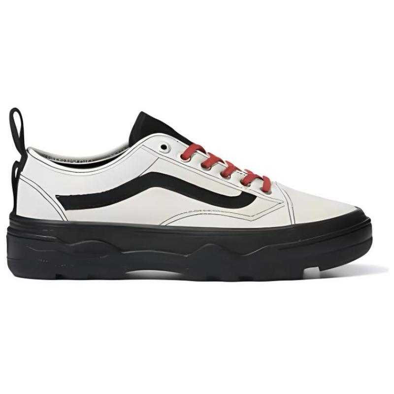 Vans Old Skool unisex trendy casual durable lightweight low-top skate shoes white black VN0A5KR3KIG