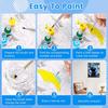 Flowers Number Painting Diy Painting Kit For Adults Paint By Numbers Canvas Acrylic Painting Custom Paint By Number Gift paint