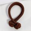 Elastic Dopamine High Ponytail Hair Tie – Thick, Knotted Rubber Band for Girls