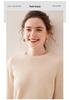2025 Women's Autumn/Winter Cashmere Round Neck Double-Ply Thick Sweater - Loose, Versatile, Knit Base Layer