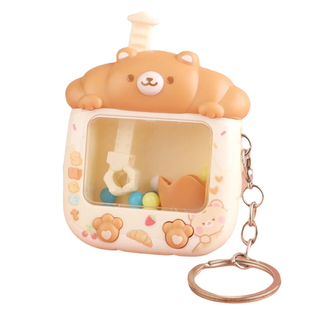 

Маленький кулон для мобильного телефона, ловящий шарики, детская игрушка, новый брелок, аксессуар для мобильного телефона коричневый