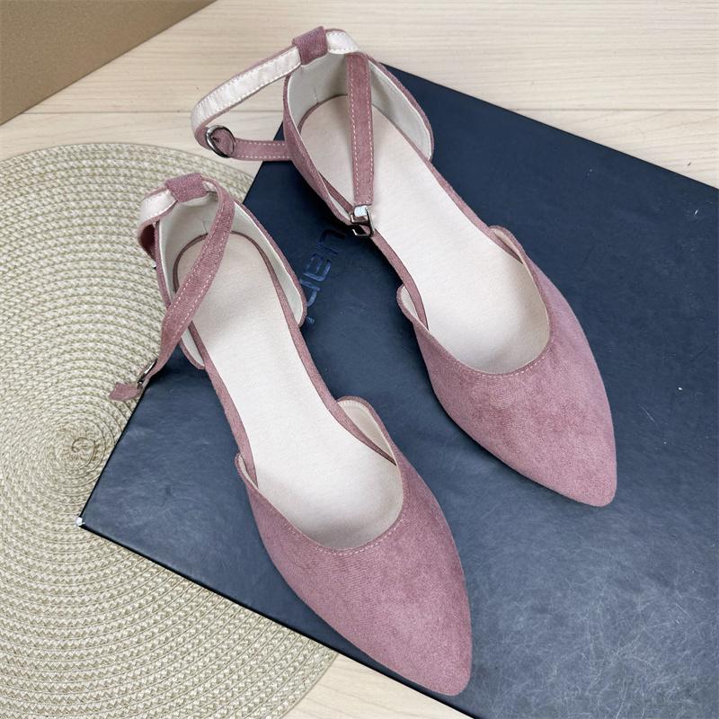 

Fashion Flat Shoes for Women s Spring and Autumn Plus Size Pointed Sandals Women s 41-43 French Work Shoes Ladies Loafers Women 44