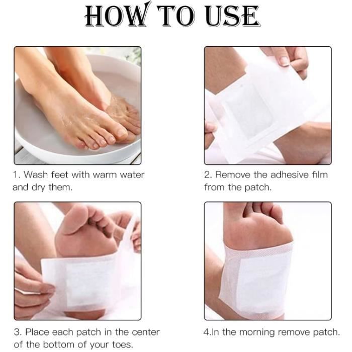 Foot Care Patches - 30 Pieces - Detoxifying - Pain Relief - Circulation Improvement