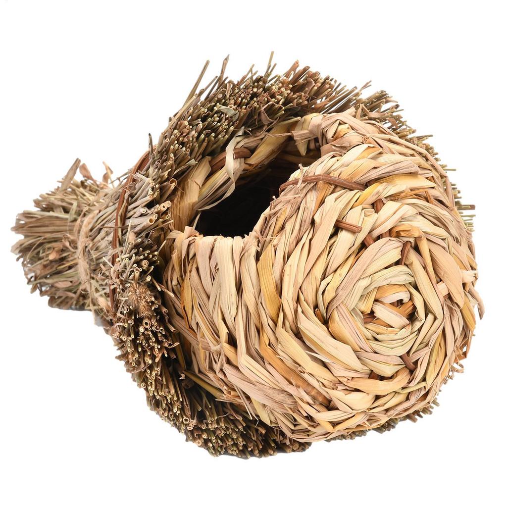 Creative handmade birdcage, grass woven bird nest  Finch Bird House for Garden Decoration Exquisite Outdoor Decors for Garden