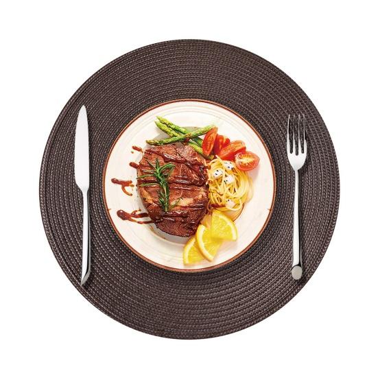 Round Placemats for Dining Table, Woven Heat Insulation Pad, Biodegradable Coasters for Dishes Cups, Farmhouse Kitchen Decor