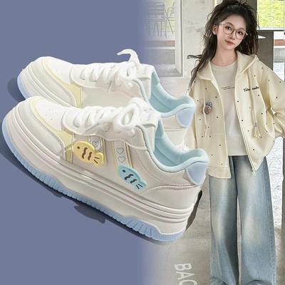 Chaussures de Sport et Décontractées en Mesh Blanches pour Filles - Printemps & Automne 2025