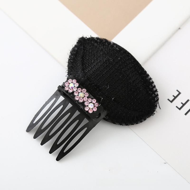 2pcs Invisible Hair Clip Sponge Pad Front Base Light Weight Design Bump Up Combs Styling Tool