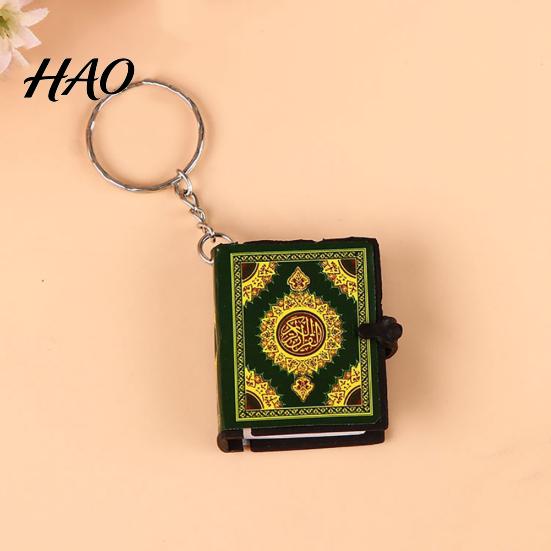 Unisex Mini Koran Arabisch Anhänger Schlüsselanhänger Tasche Auto Hängen Schlüsselanhänger Geburtstagsgeschenk