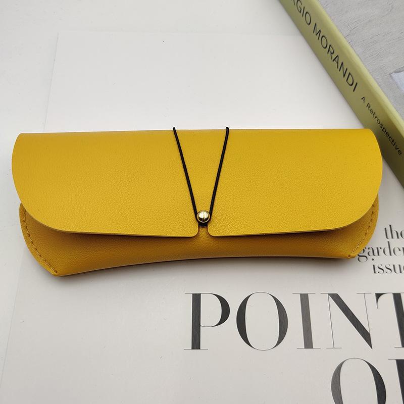 

Модная сумка для очков унисекс, защитный чехол для женщин и мужчин, портативный чехол для солнцезащитных очков, коробка для очков для чтения, аксессуары жёлтый