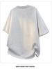 Gray Men's Short-Sleeve Loose Top - Trendy Spring/Summer 2026 Fashion
