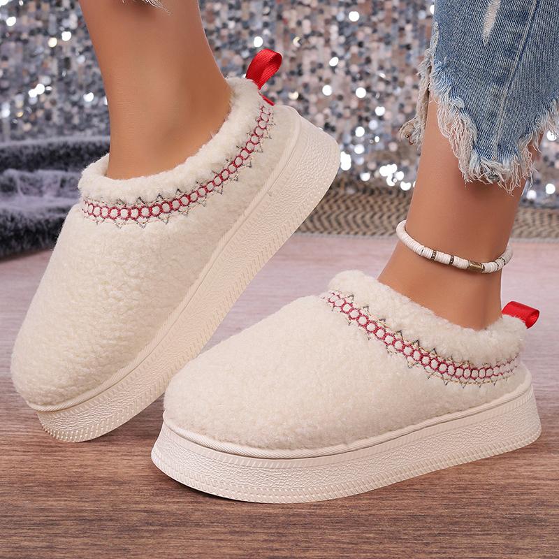 

Женские зимние сапоги, теплые замшевые кожаные сапоги, женские осенне-зимние сапоги на платформе с закрытым носком, полутапочки из хлопка 42 белый