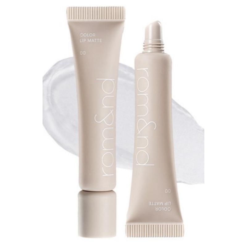 Rom&nd Color Lip Matte – 8 g Soft Matte Lip Tint (7 Colors Set) – Korean Cosmetics Matte Finish Lip Color 00 transparency