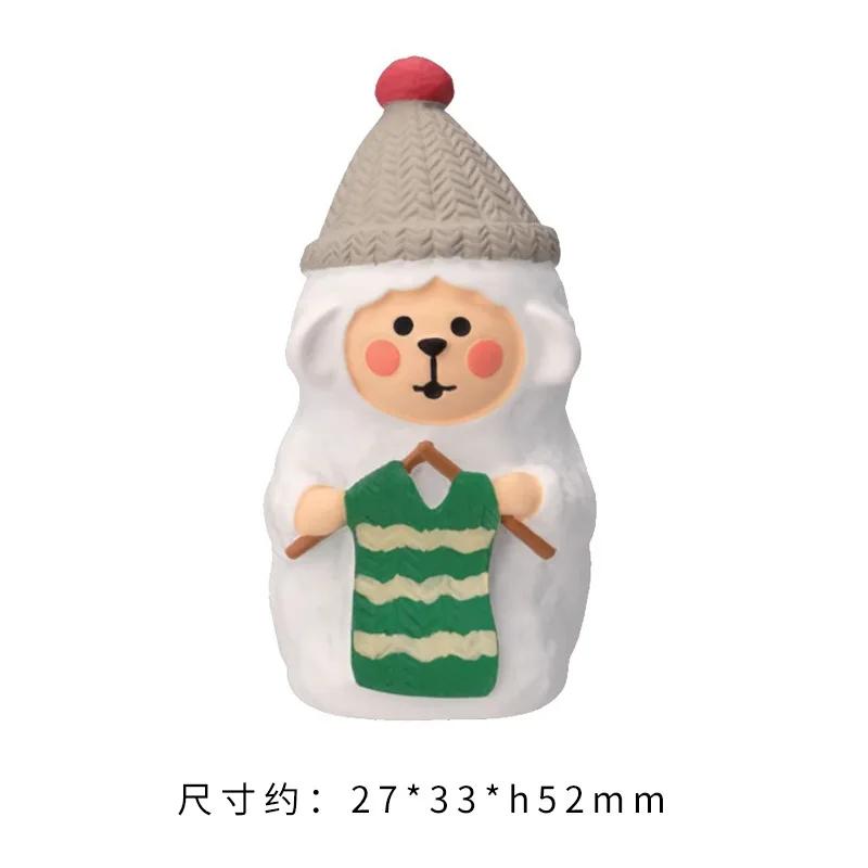 

2025 Christmas Resin Ornaments Cat Collectible Christmas Miniature Figurines Christmas Tree Ornament for Cat Lover Gifts Craft S