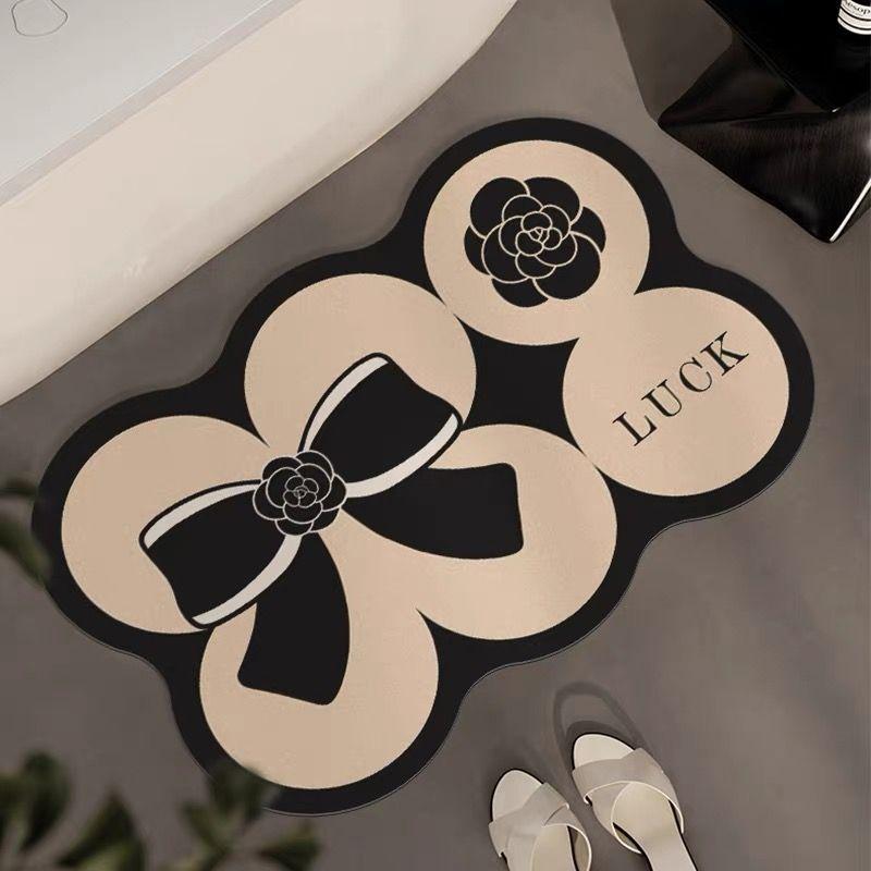 Xiaoxiangfeng Bathroom Diatom Mud Floor Mat Bathroom Door Water Absorption Anti-slip Mat Household Wear-resistant Quick-drying Door Mat
