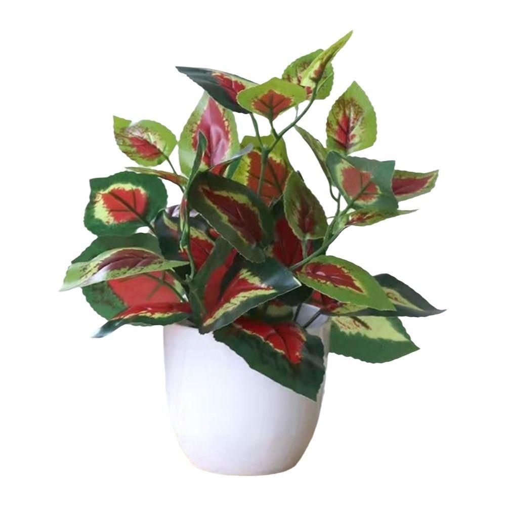 False Plants Artificial Flower Bonsai Simulated Tree Pot Plants Potted Ornaments Home Garden Decor