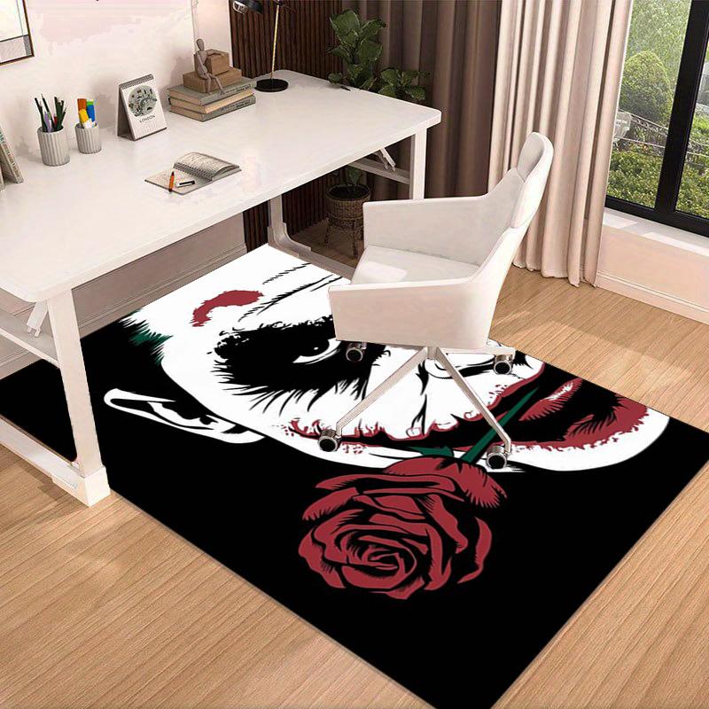 Cool clown Pattern Carpet, Chair Rug,Rug for Office Bedroom living rooms, Doormat decor Fan Gift Christmas Gift