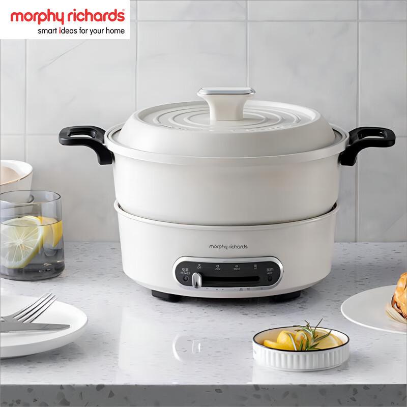 Morphyrichards 3L Multi-functional Electric Hot Pot CN plug (adapter included)
