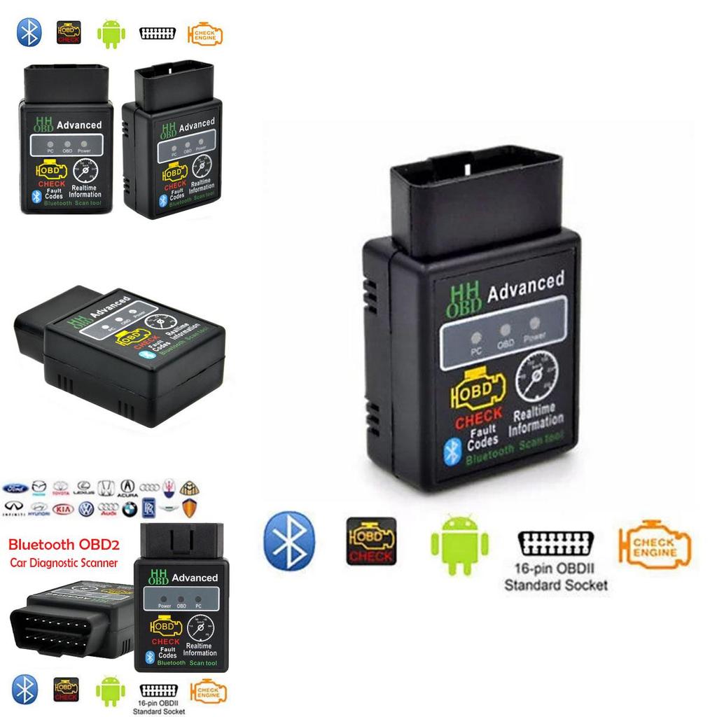 Pokročilý Bluetooth V1.5 OBD2 rozhraní skener Elm327 diagnostický nástroj pro Fiat
