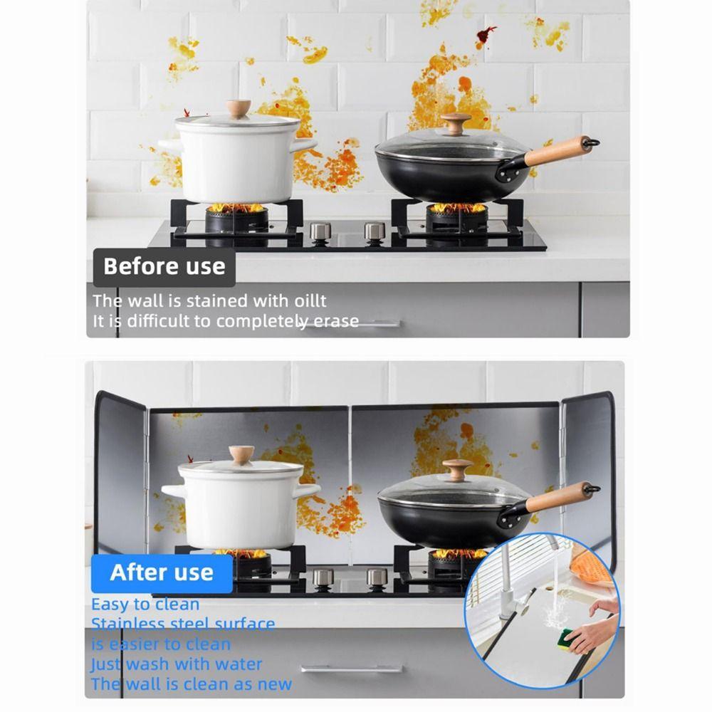 Aluminum Foil Grease Splatter Screen Oil Spill-proof Heat Shield Anti Splatter Shield  Baking