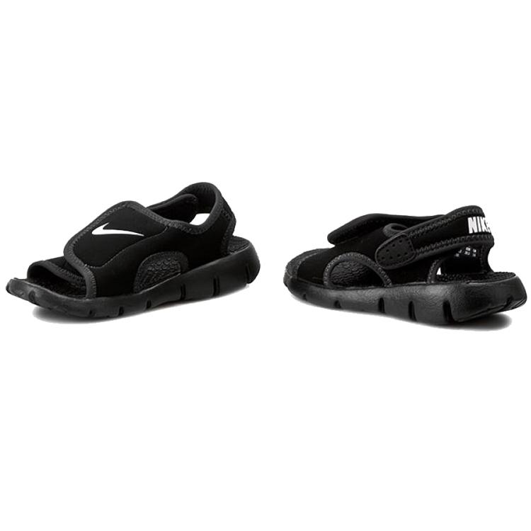 Nike Sandali Sportivi Sunray Adjust 4 Sanda Traspiranti per Bambini Nero Bambini 386518-011