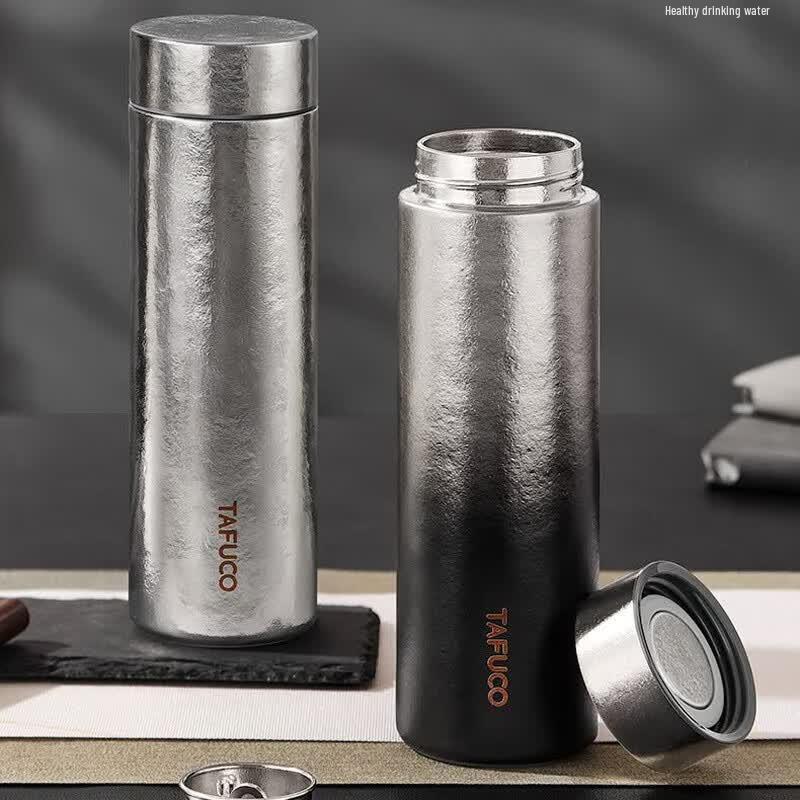 TAFUCO T6028 Pure Titanium Insulated Tea Infuser Bottle