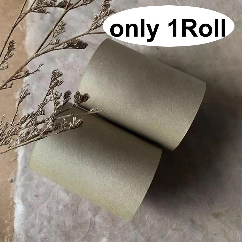 Refillable Kraft Paper Roll Kraft Notebook Set DIY Crafts Hanging Writing Pad  for Notes