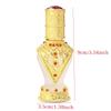 8Ml Arabian Style Antiqued Metal Arabian Style Essential Oil Bottles Refillable Perfume Bottles Decoration Gifts