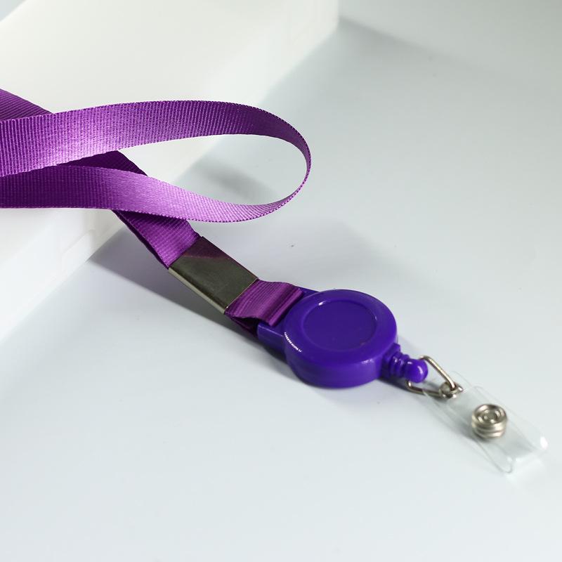 Retractable Work Permit Hanging Rope Stretchable Long Lanyard Office ID Card Holder Porta Credenciales Carte Infirmière