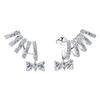 New 925 Silver Charms Heart Bee Flower key Lock Earrings Rings Beads Bracelets Necklaces Womens DIY Jewelry Gift
