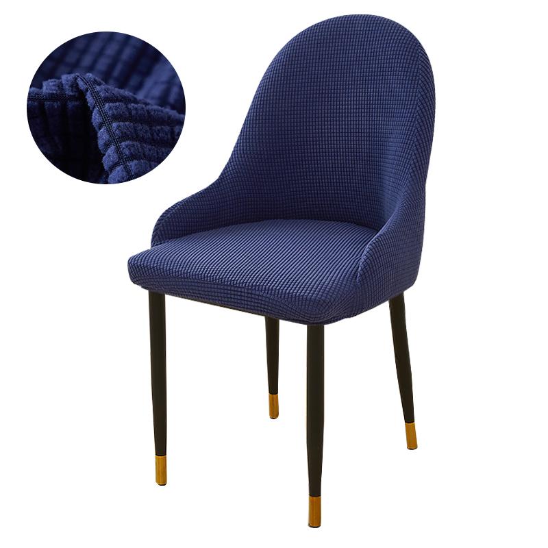 Huse pentru scaune curbate Huse pentru scaune elastice din lână polară Huse pentru scaune înalte Huse pentru scaune pentru bucătărie, birou, hotel, petrecere acasă