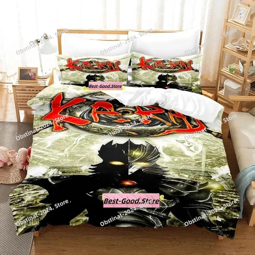 New karas Beding Set Single Twin Ful Quen King-Sized Dimensionsd Dimensions Bed Linen Set Adult People Kid Bedrom Duvetcover Sets Anime parure de lit