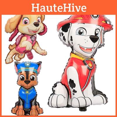 Lebhaftes Paw-Ballon-Set mit Marshall, Chase und Skye für unvergessliche Geburtstagsfeiern