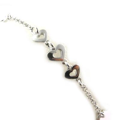 [N3767] - Silver Bracelet 'Love'