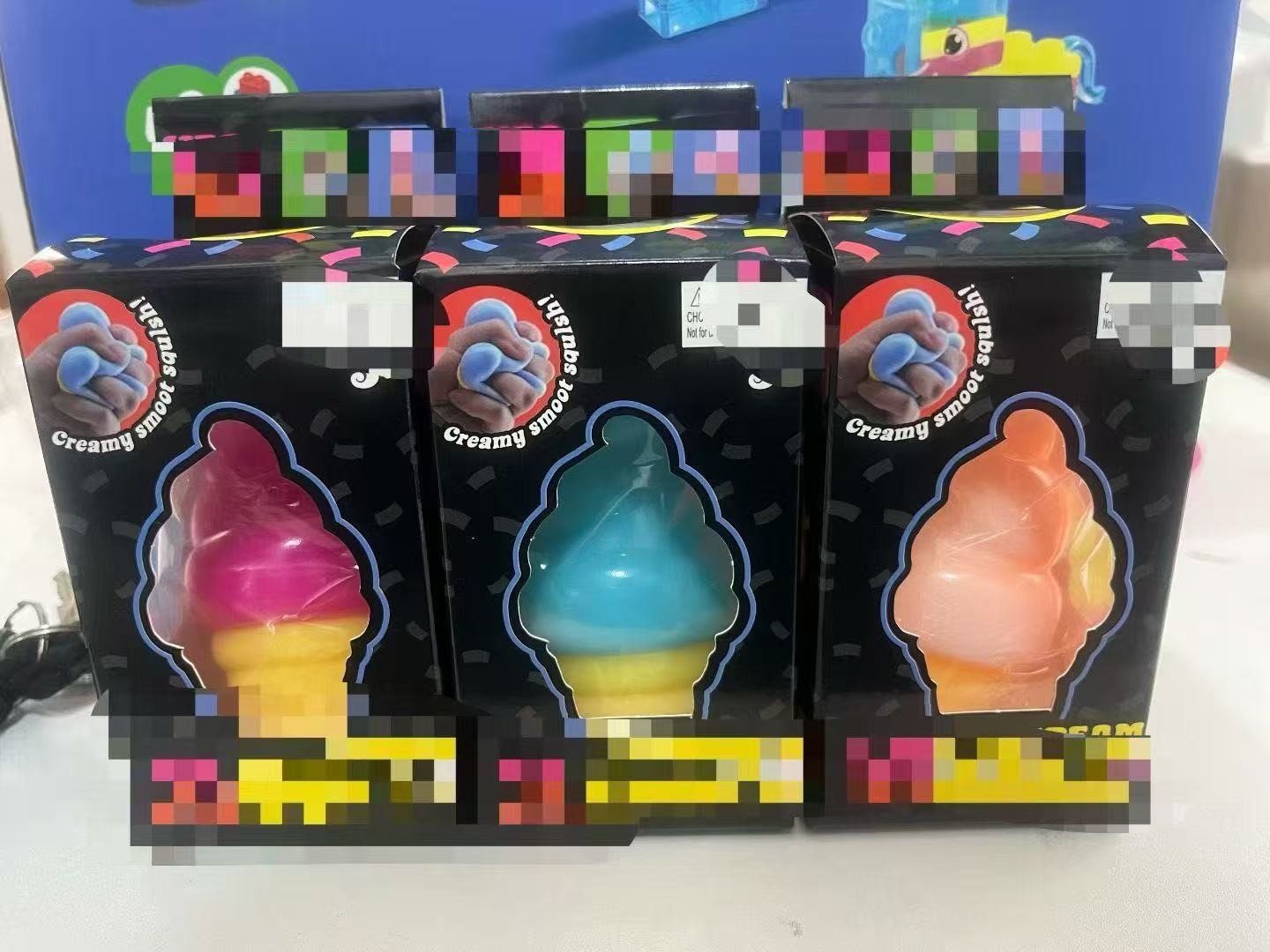 Icecreamsqueezesquishy Popsicle Ice Cream Decompression Pinch Music *2pcs