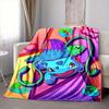 1pc Bulbasaur, Pokémon Blanket Soft All Season Throw with Vibrant Design, Perfect for Home, Travel, and Gifts, Ideal for Naps and Camping