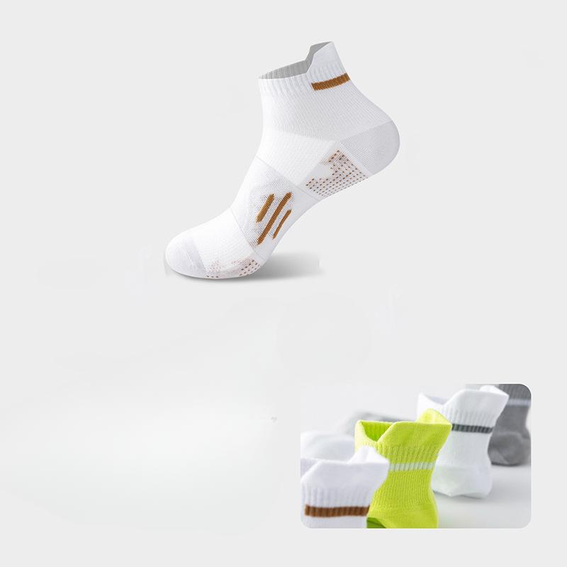 Men's Summer Thin Mesh Breathable Short Socks, Men's Running Socks, Men's Low-top Anti-slip and Non-removable