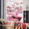 Large Cool Video Game ZZZ Cute Kawaii Angel Girl Tapestry Wall Hanging Art Decoration Aesthetic Background Cloth Birthday Gif